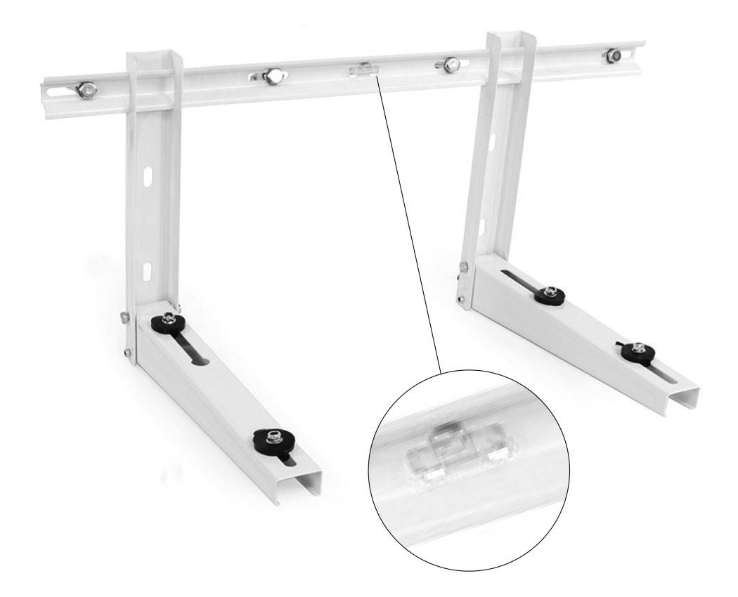 Wandkonsole für Klimaanlagen bis 140 kg